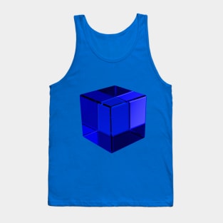 Blue Cube Tank Top